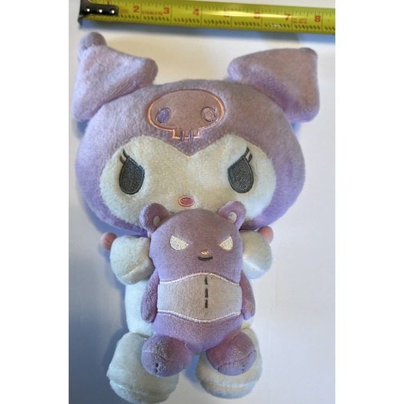 Kuromi Other - Sanrio Kuromi with Bear Plush 11" Hello Kitty 2023